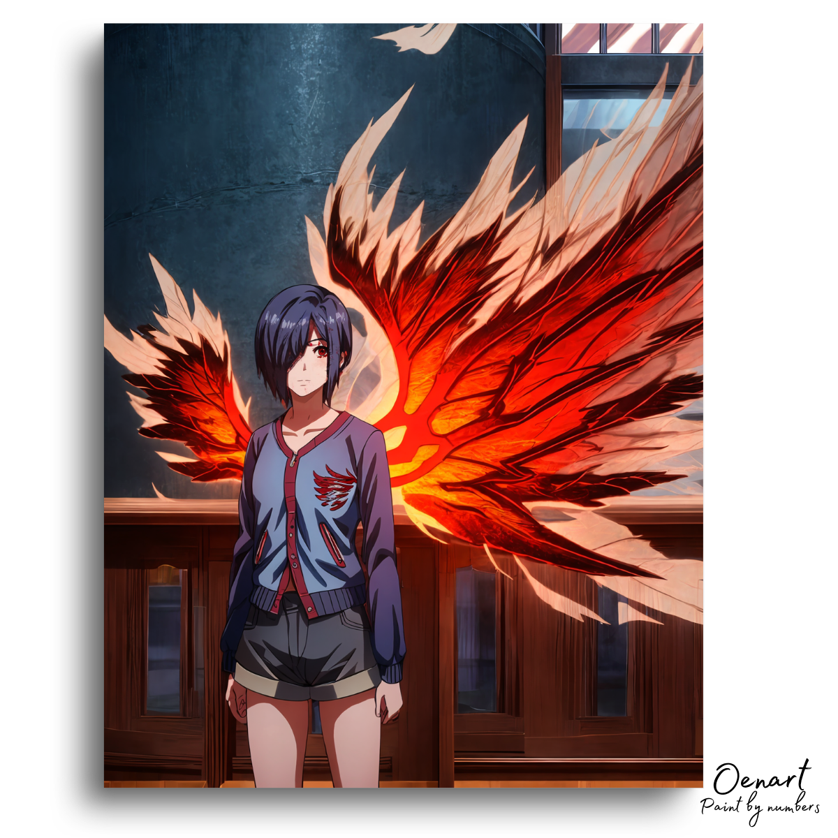 Tokyo Ghoul: Touka Kirishima - Anime Paint By Numbers kit – Oenart™