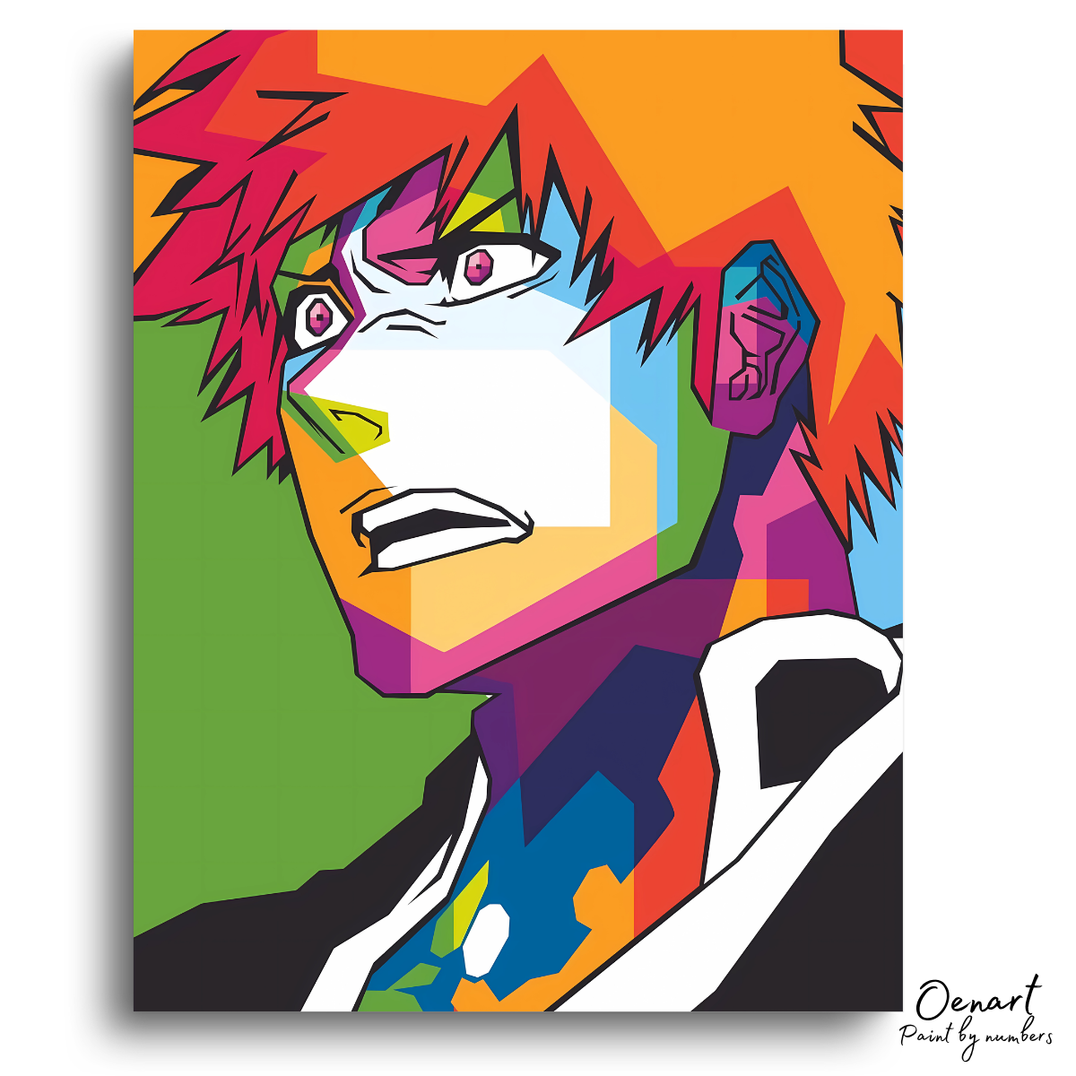 Bleach: Ichigo Pop Art - Anime Paint By Numbers Kit