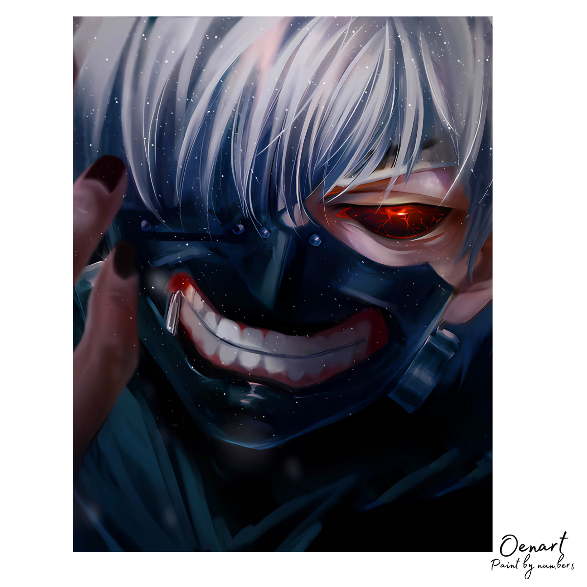 Tokyo Ghoul: Kaneki Ken Mask - Anime Paint By Numbers Kit – Oenart™