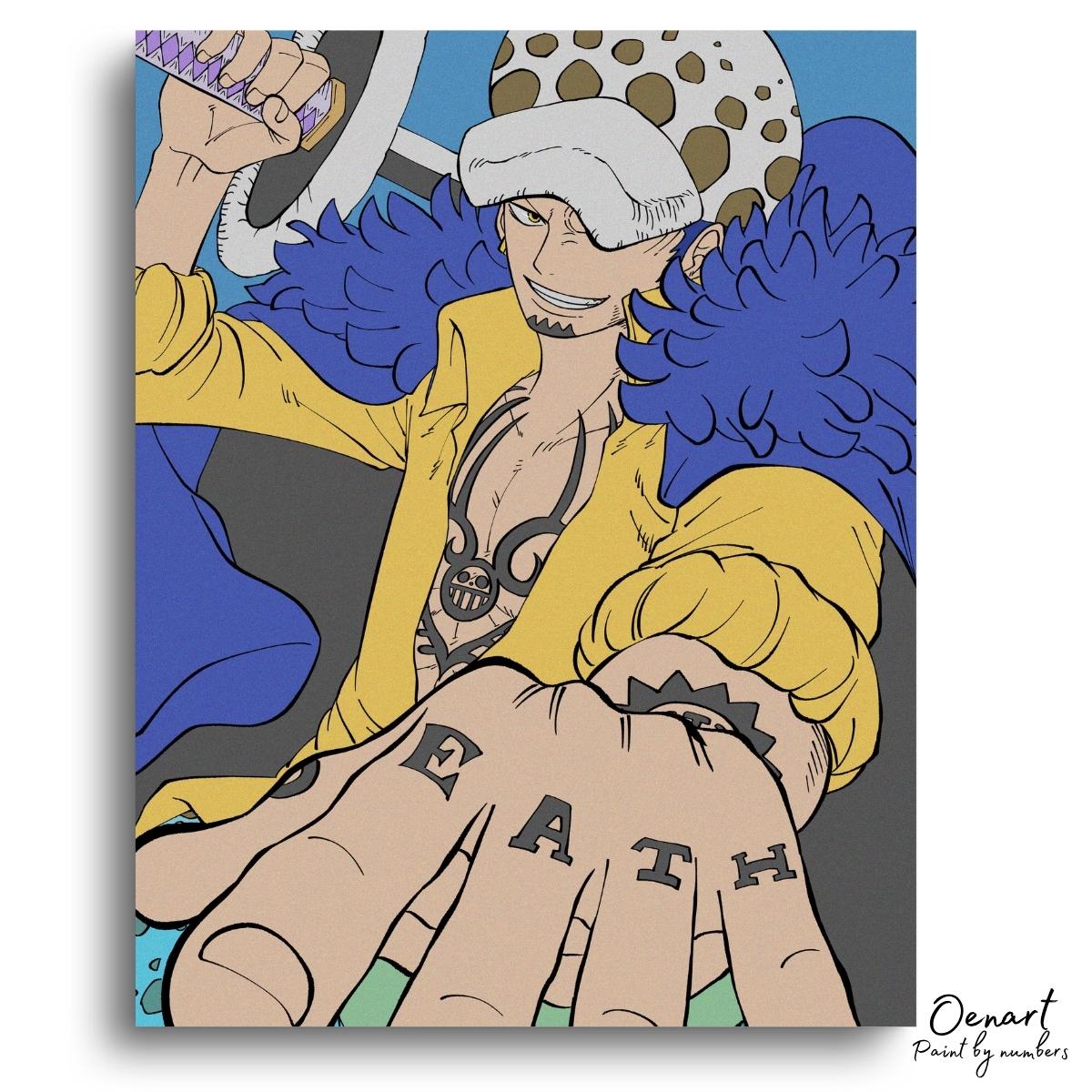 Trafalgar Law One Piece Paint By Numbers - Paint By Numbers