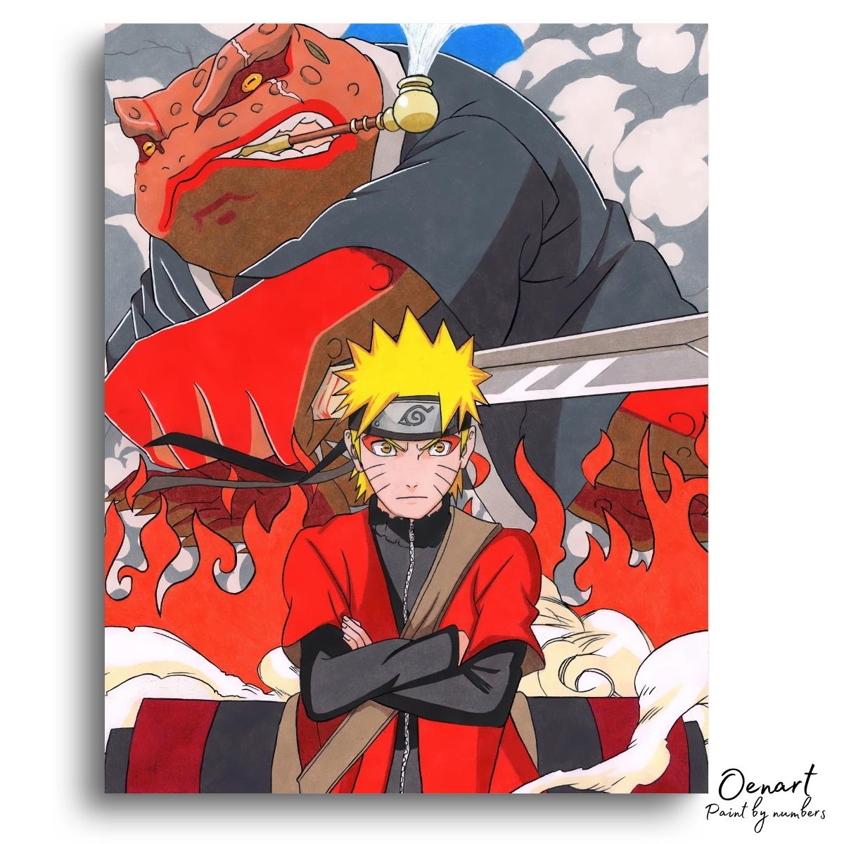 Large Sage outlet Naruto painting