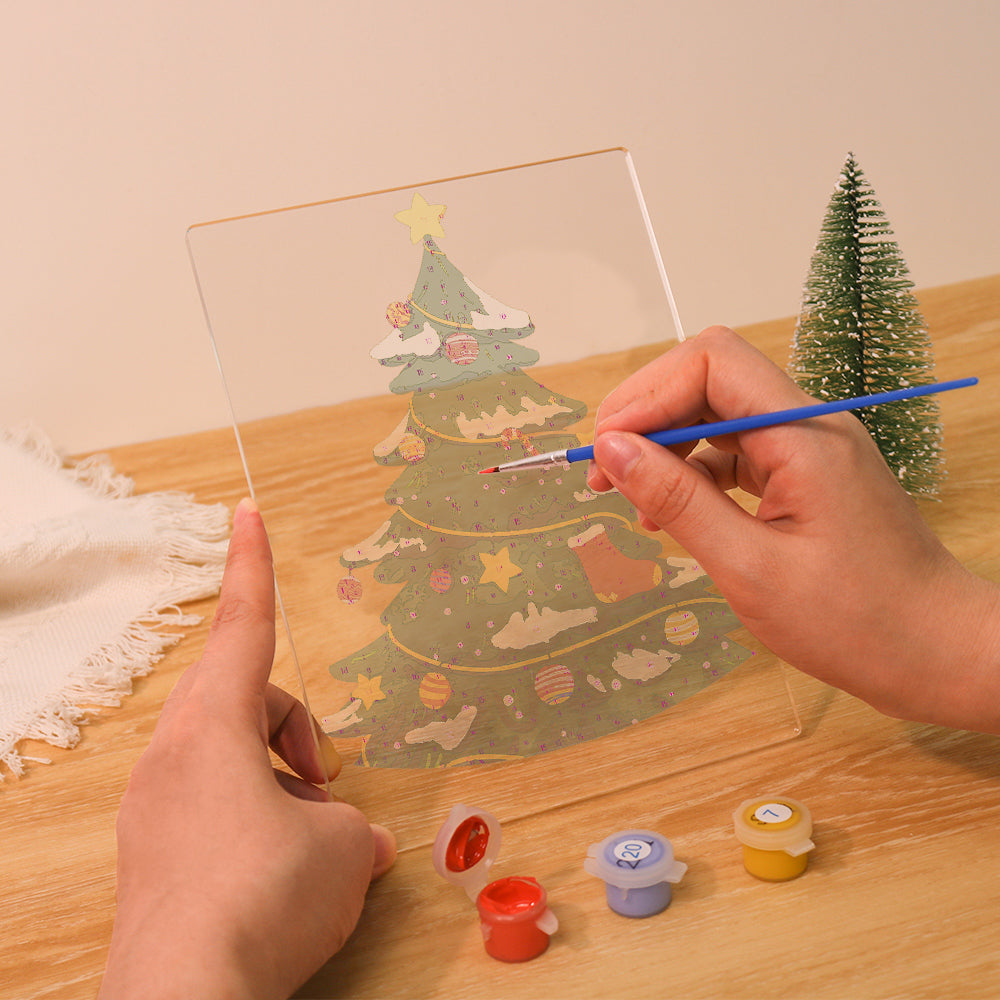 LED Christmas Tree Paint by Numbers Kit