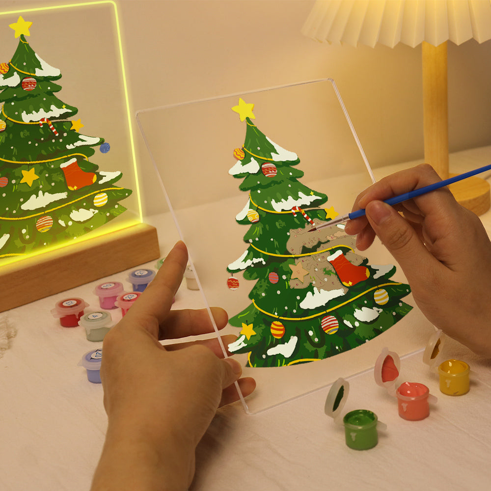 LED Christmas Tree Paint by Numbers Kit