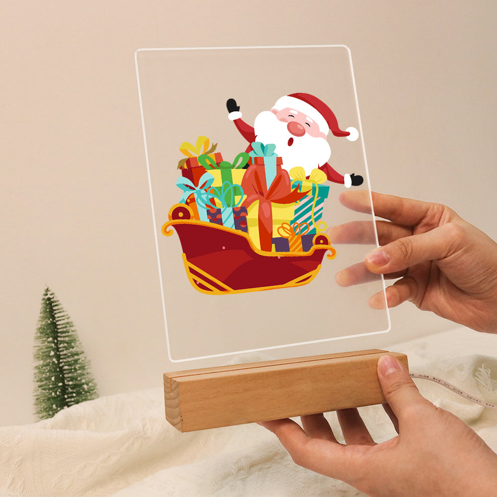 LED Santa Sleigh Paint by Numbers Kit