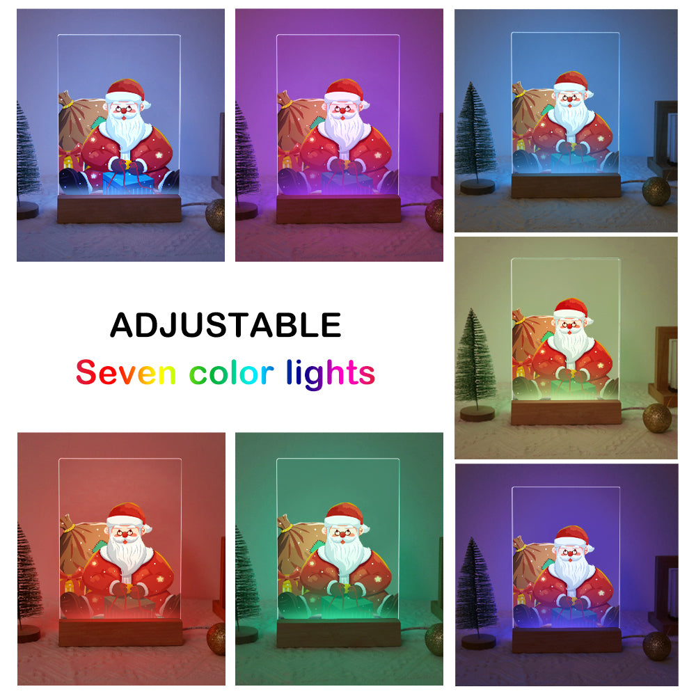 LED Santa with Gifts Paint by Numbers Kit