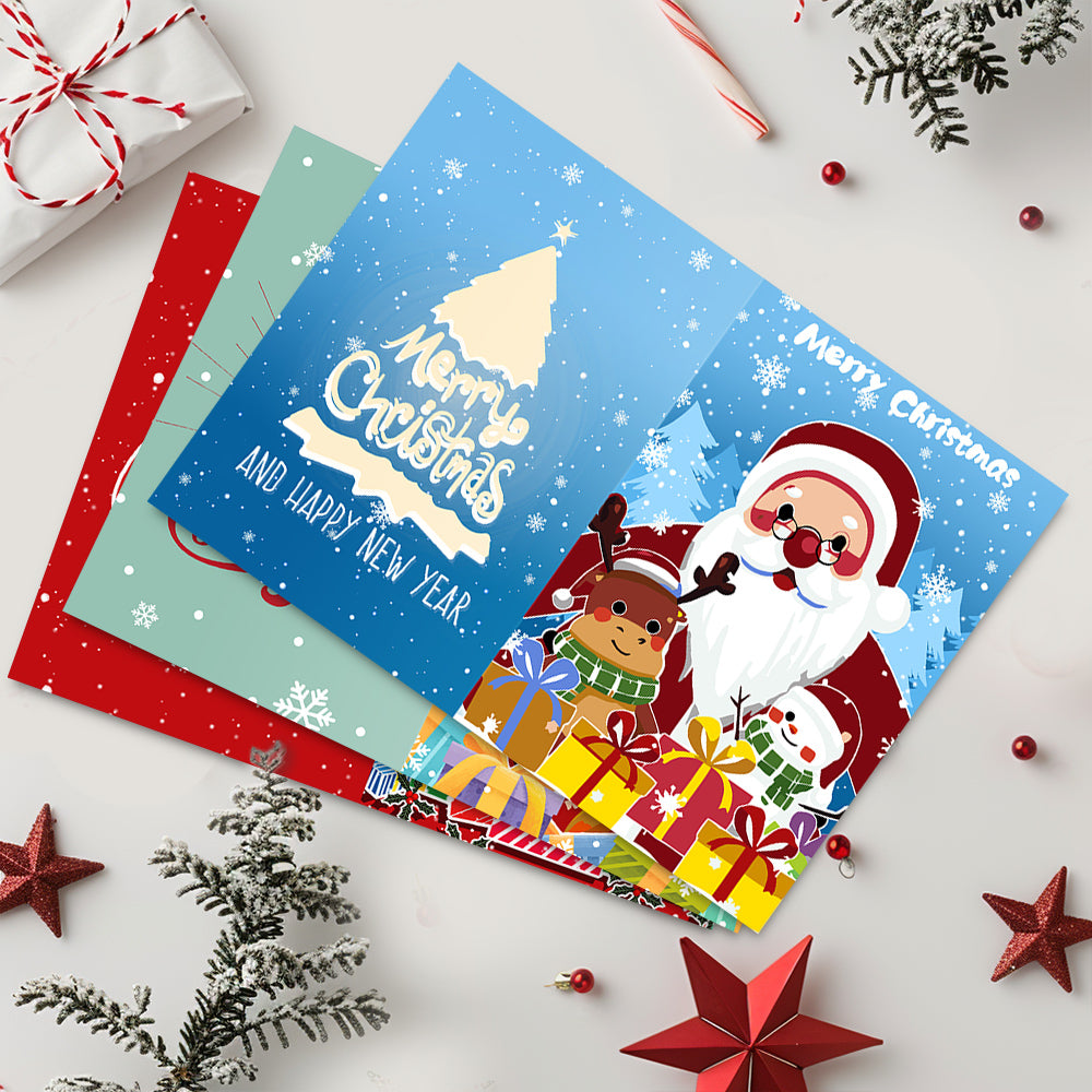 Jolly Santa Card Set | Oenart™