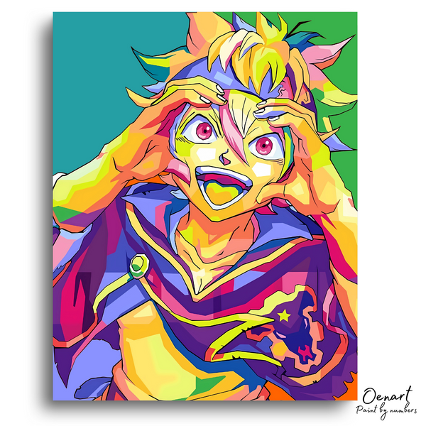 Black Clover: Asta Wpap Art - Anime Diamond Painting