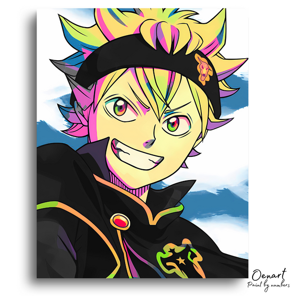 Black Clover: Asta Smiling - Anime Diamond Painting