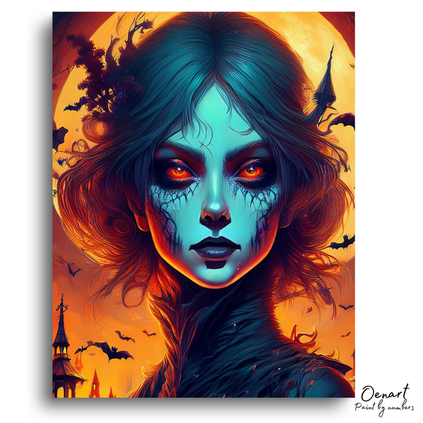 Halloween Scary Custom - Paint By Numbers Kit