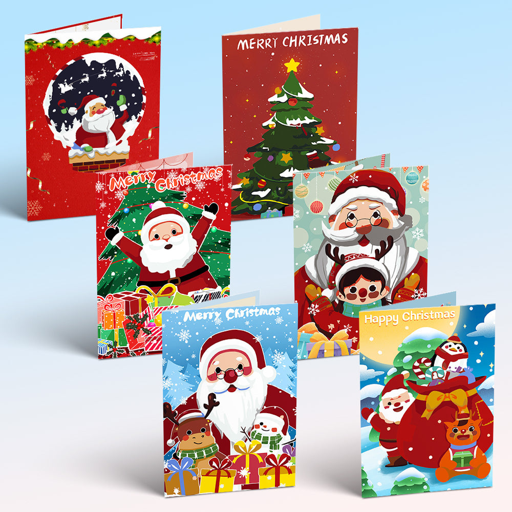 Jolly Santa Card Set | Oenart™