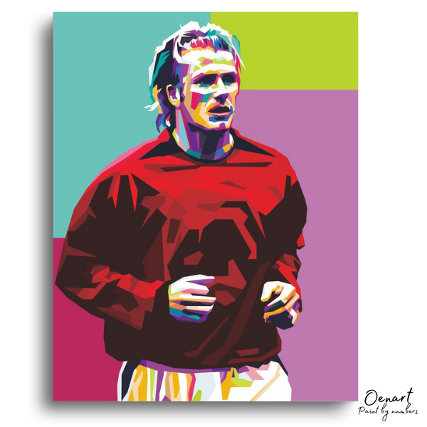 Beckham Red Shirt - Paint By Numbers Kit