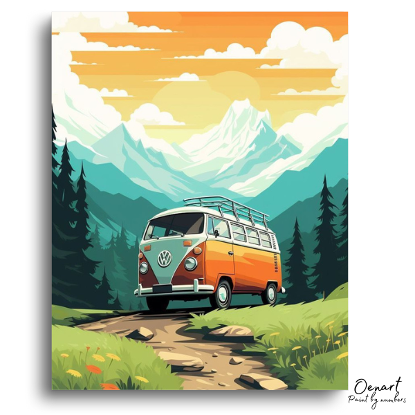 Travel Van: Paint By Numbers Kit