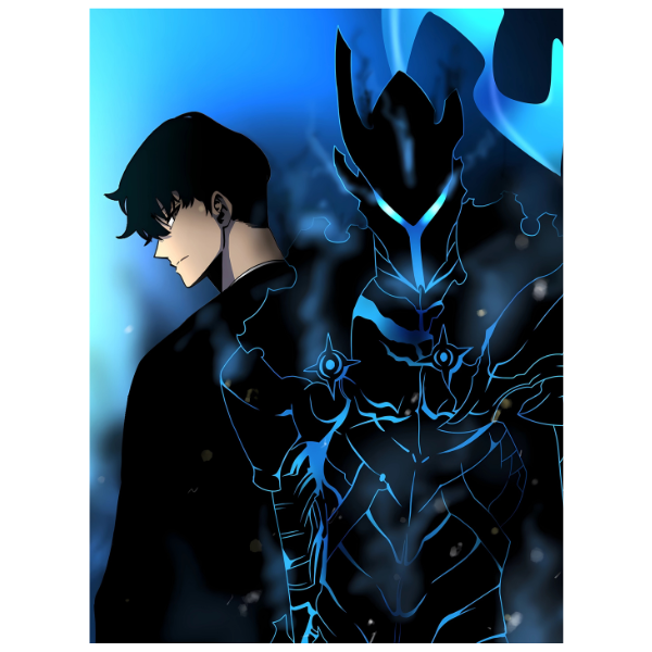 Solo Leveling: Jin Woo with Shadow - Anime Painting Set