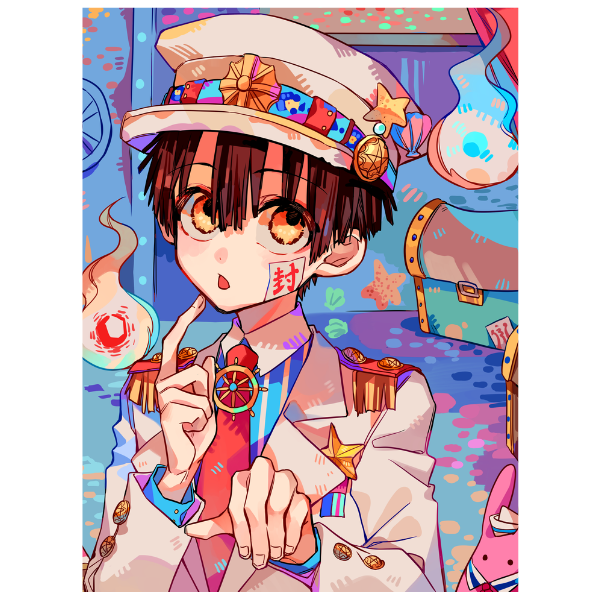 Toilet-Bound Hanako-kun: Cute Colorful Hanako-kun Art - Anime Paint By Numbers Kit