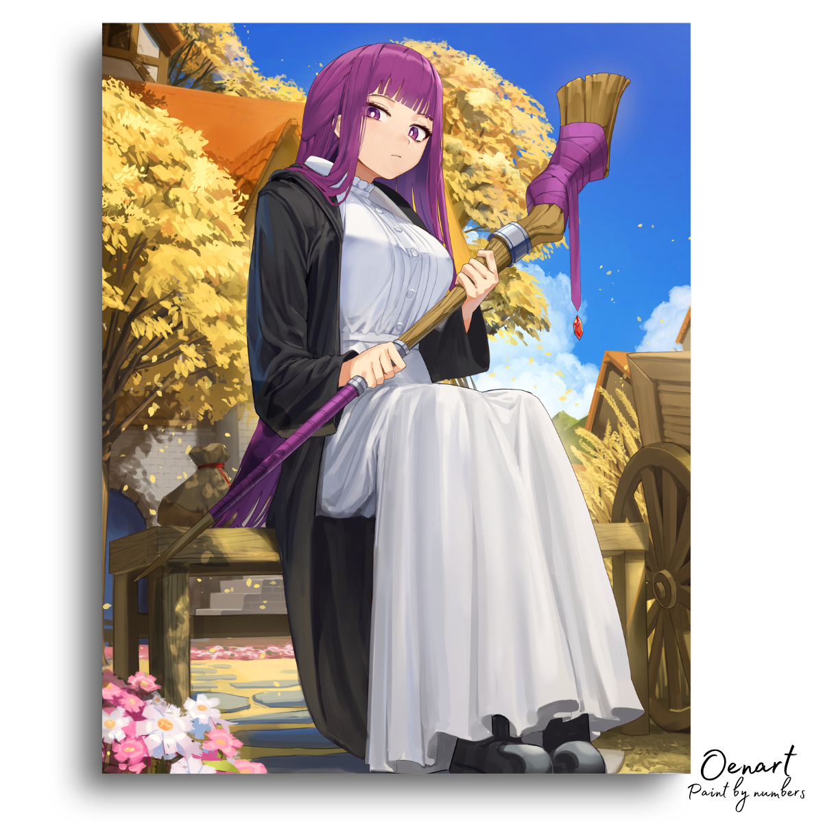 Frieren Beyond Journey's End: Adult Fern - Anime Painting Set