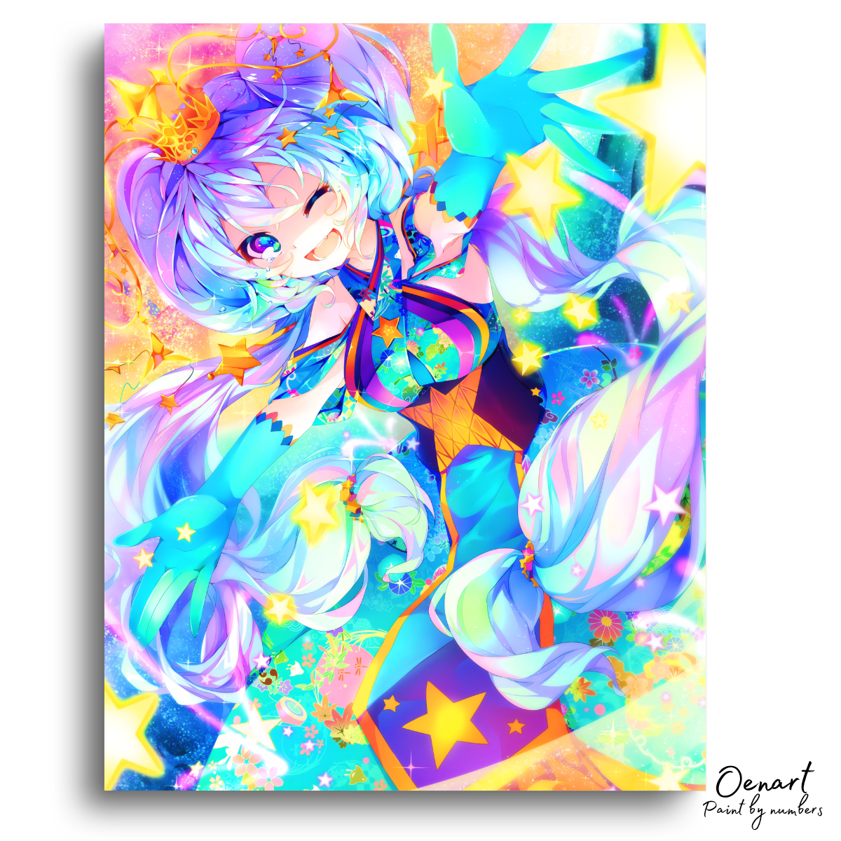 Magical Anime Girl - Anime Painting Set