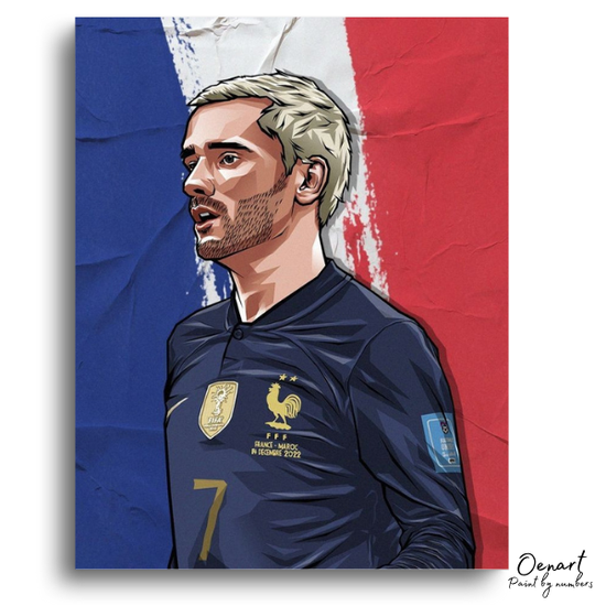 Griezmann Frensh Line Up - Paint By Numbers Kit