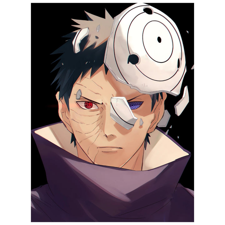 Uchiha Obito fanart with alcohol markers : r/Naruto