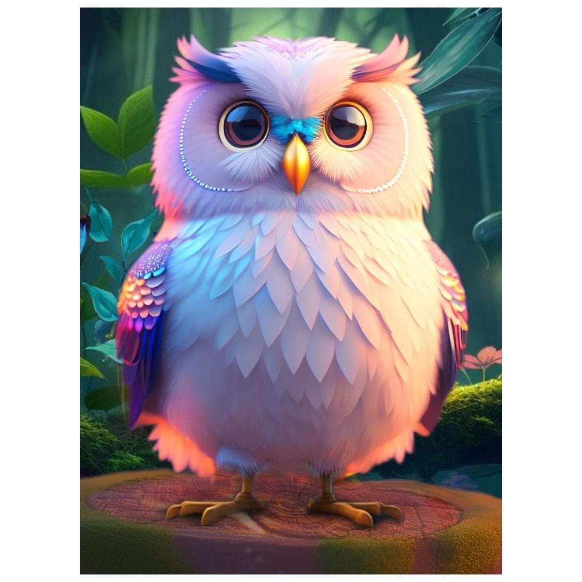 Cute Owl: Childrens Art Set