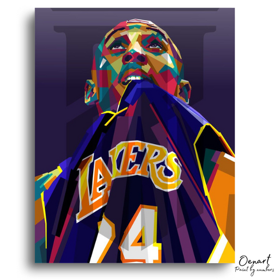 Kobe Basketball Legend: Paint By Numbers Kit