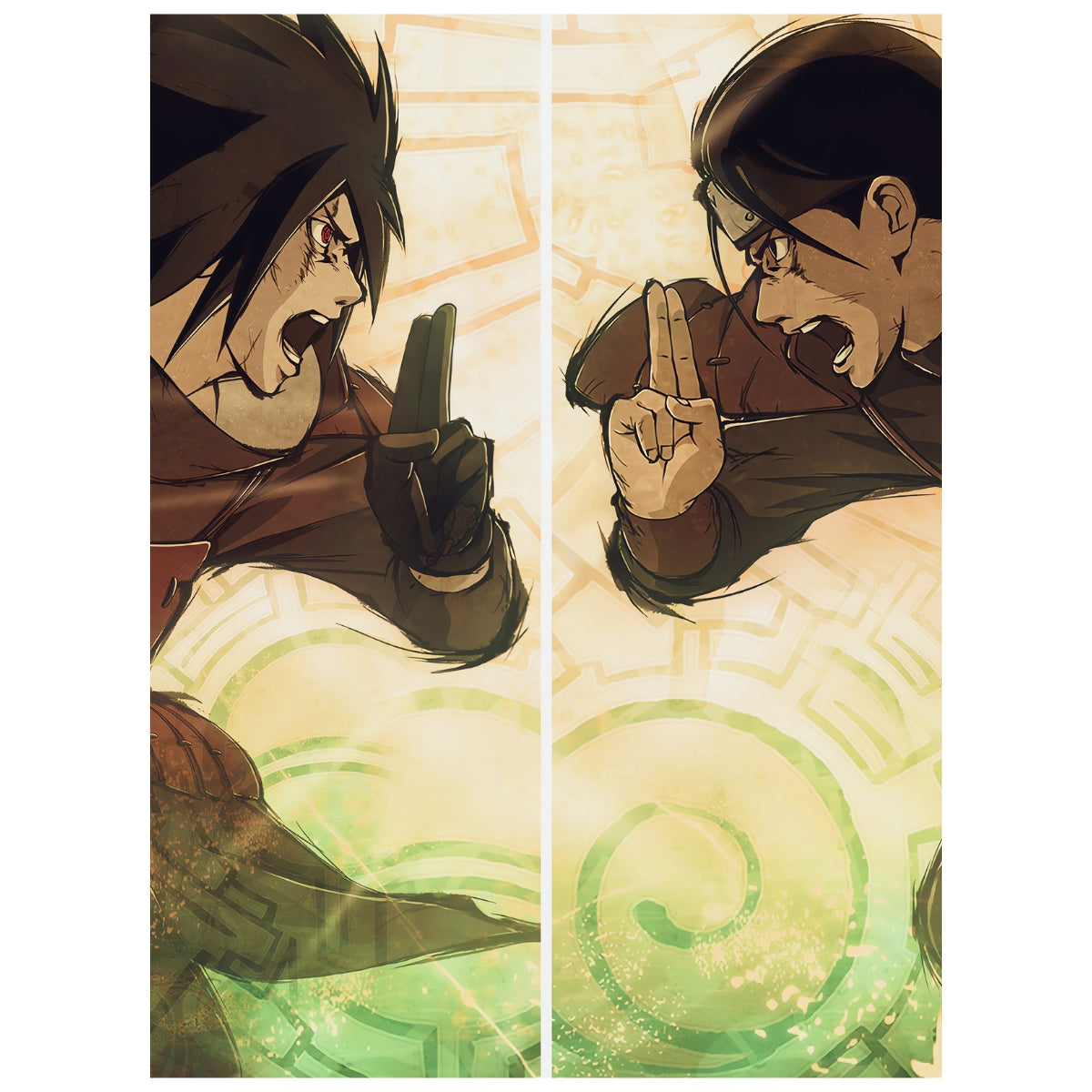 Naruto Shippuden: Madara vs Hashirama - Anime Painting Set