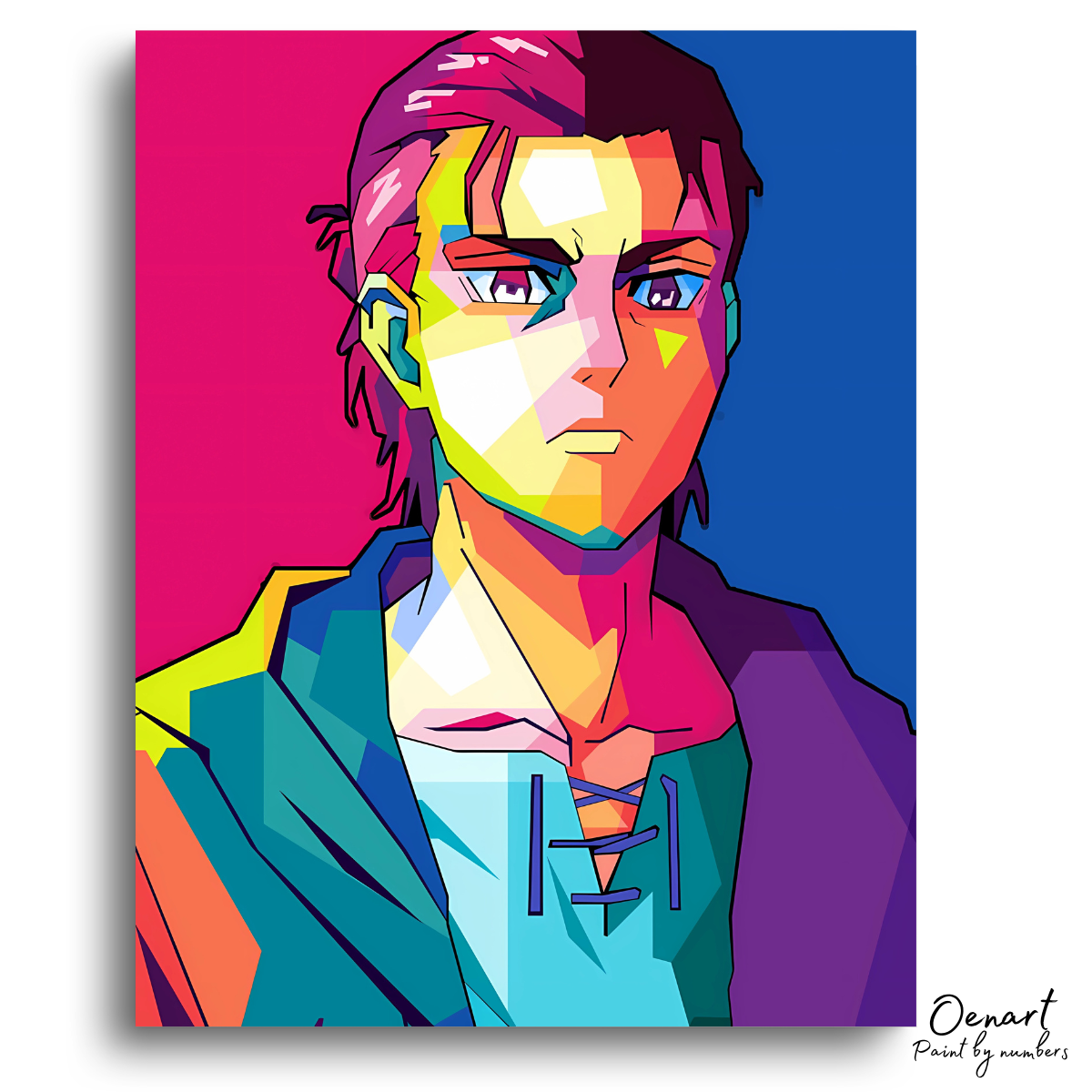 Attack on Titan: Eren Colorful Pop Art - Anime Diamond Painting