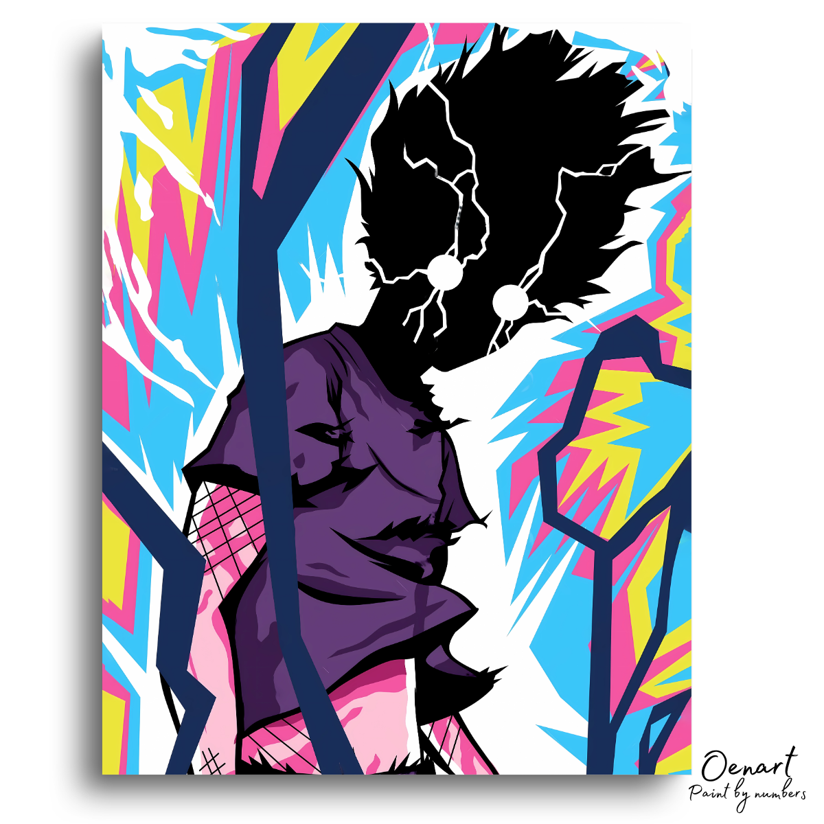 Mob Psycho 100: Shigeo Kageyama 100 Pop Art - Anime Paint By Numbers Kit