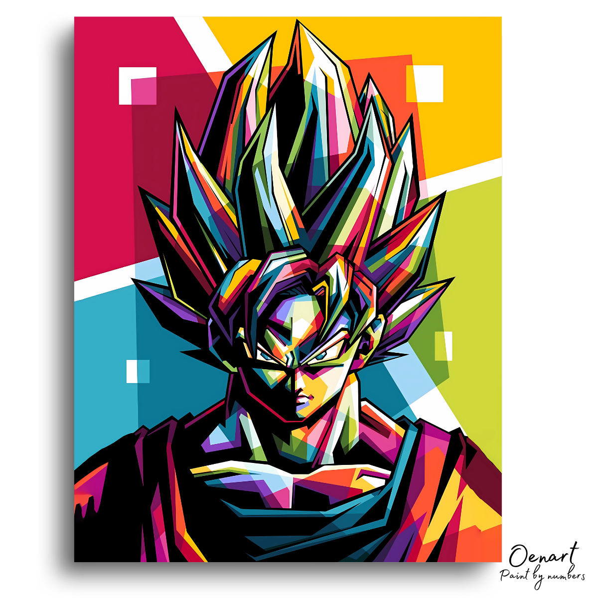 Dragon Ball Z: Goku Super Saiyan - Anime Painting Set