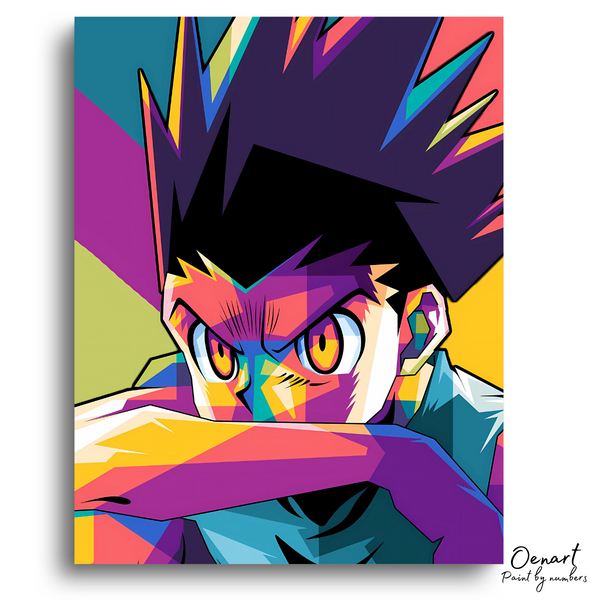 Hunter × Hunter: Angry Gon - Anime Paint By Numbers Kit