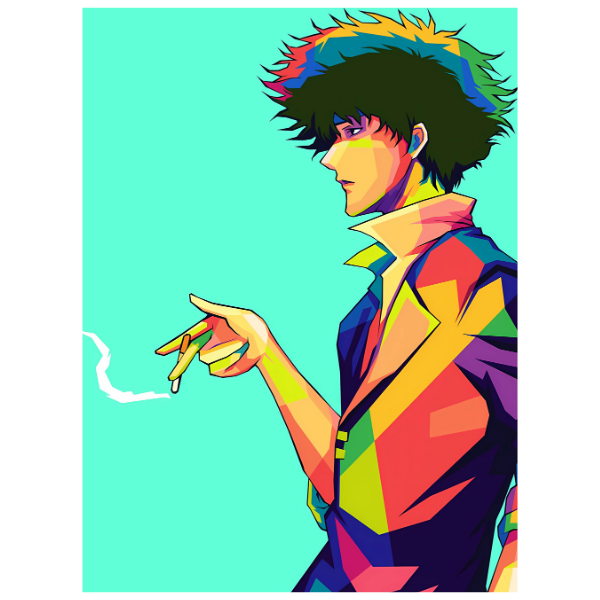 Cowboy Bebop: Spike Spiegel - Anime Paint By Numbers Kit