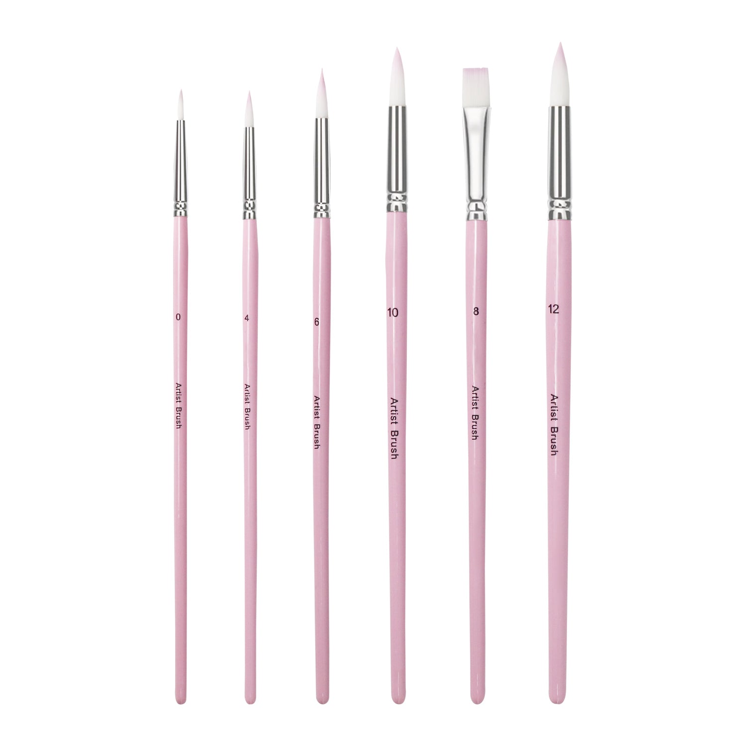 Soft Touch Paint Brush Set (6-Pack) | Oenart™