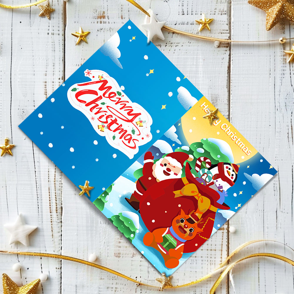 Jolly Santa Card Set | Oenart™