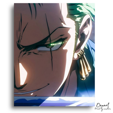 One Piece: Zoro Dead Eye Look - Anime Diamond Painting