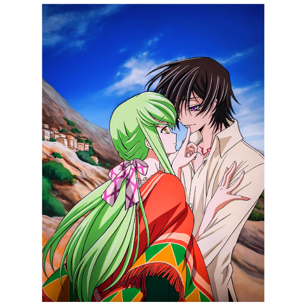 Code Geass: Gentle Embrace - Anime Paint By Numbers Kit