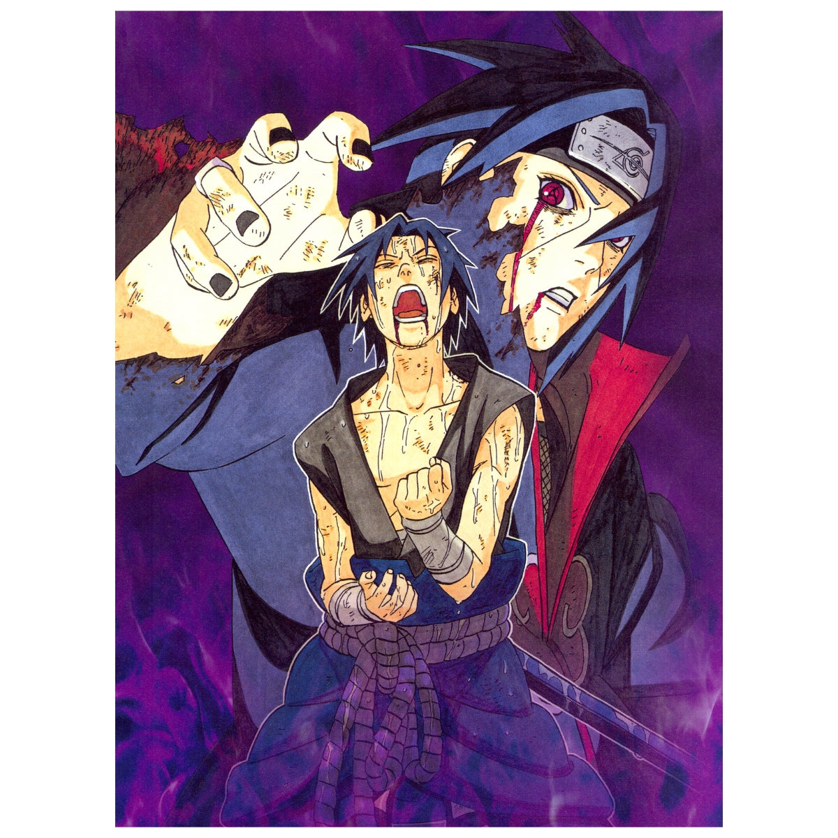 Naruto Shippuden: Itachi & Sasuke - Anime Painting Set