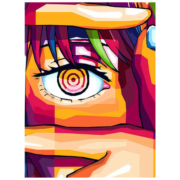 Chainsaw Man: Makima Eye Pop Art - Anime Painting Set