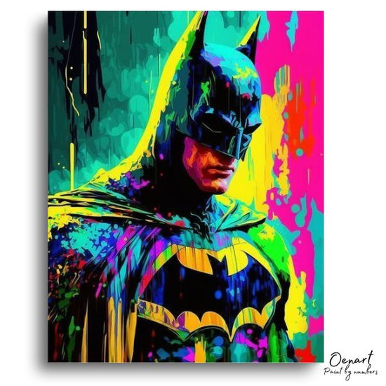 Batman Vibrant Colors: Paint By Numbers Kit