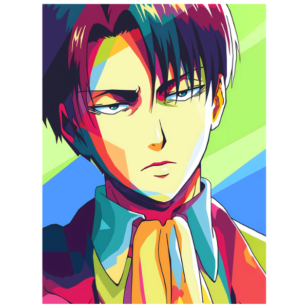 Attack on Titan: Captain Levi Ackerman - Anime Diamond Painting