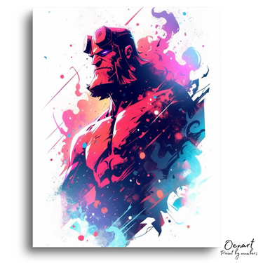 Hellboy Hero or Zero: Paint By Numbers Kit