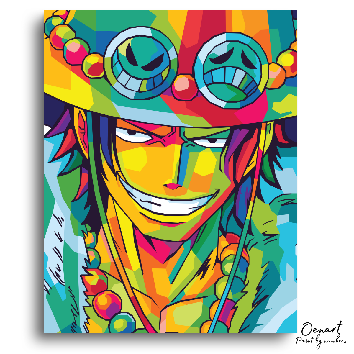 One Piece: Portgas D. Ace - Anime Paint By Numbers Kit