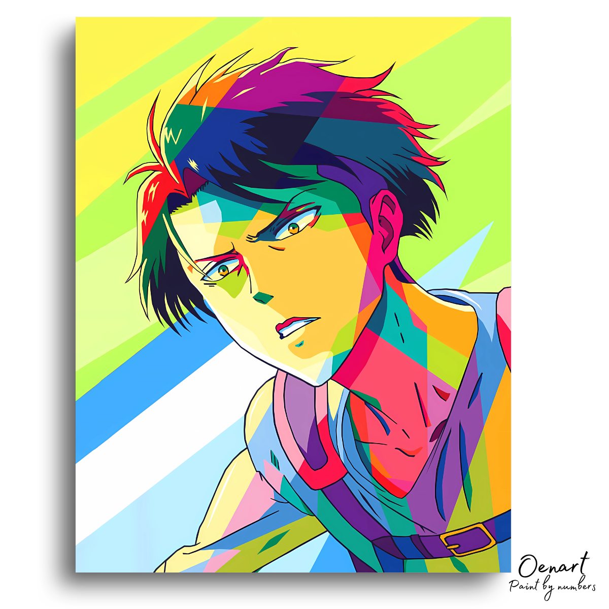 Attack on Titan: Colorful Captain Levi - Anime Diamond Painting