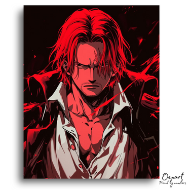 One Piece: Shanks Red Neo - Anime Diamond Painting