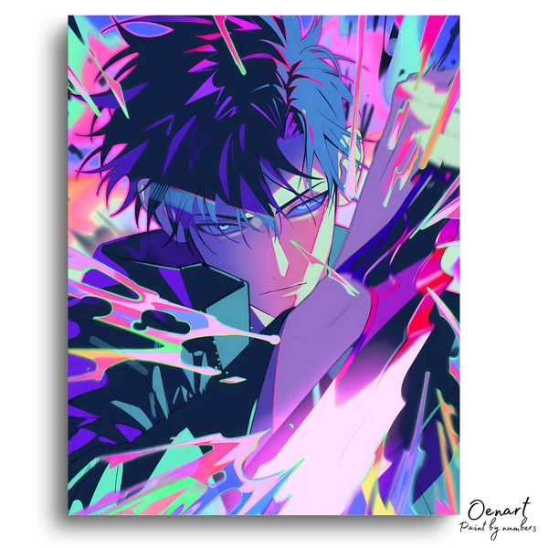 Solo Leveling: Jin Woo Thunder - Anime Diamond Painting