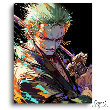 One Piece: Zoro The Greatest - Anime Paint By Numbers Kit