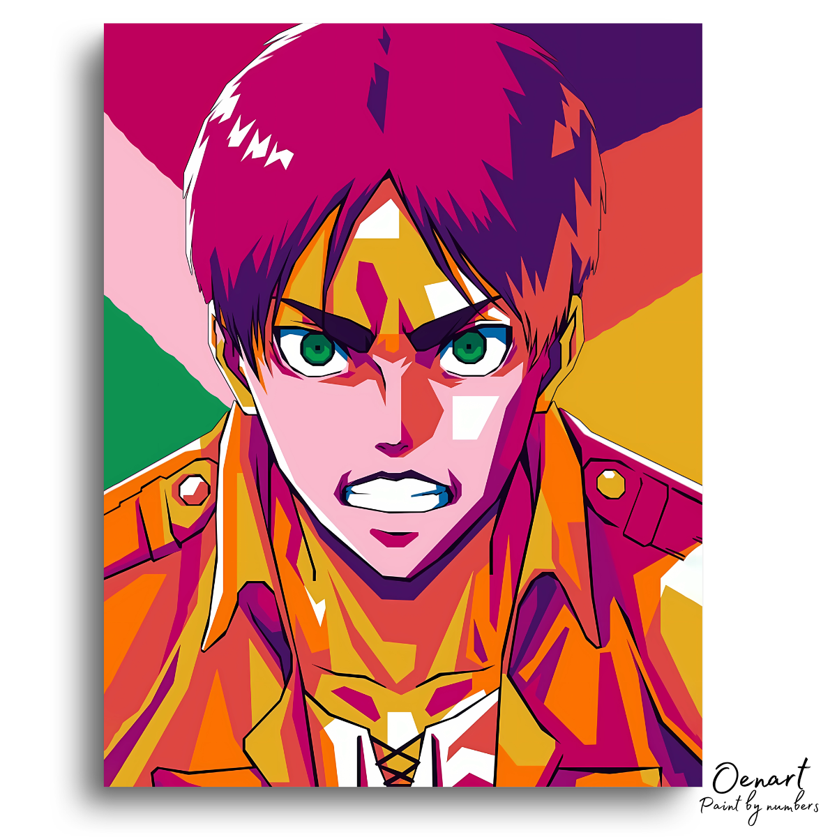 Attack on Titan: Angry Eren - Anime Painting Set