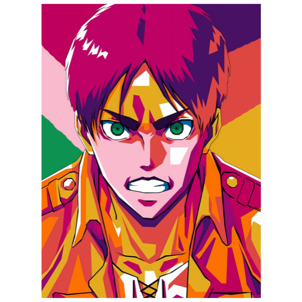 Attack on Titan: Angry Eren - Anime Painting Set