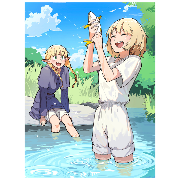 Delicious in Dungeon: Falin & Marcille - Anime Paint By Numbers kit