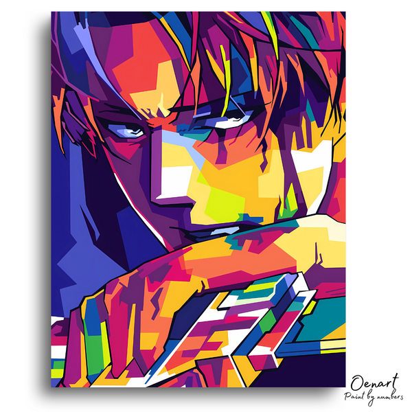 Attack on Titan: Levi Bleeding - Anime Diamond Painting