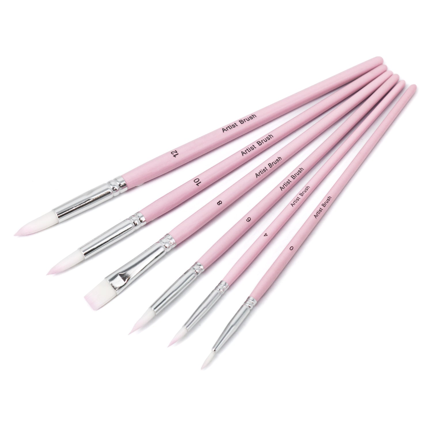 Soft Touch Paint Brush Set (6-Pack) | Oenart™