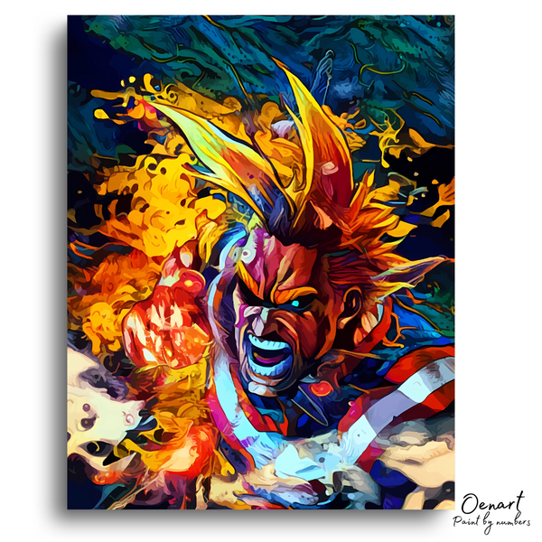 My Hero Academia: All Might - Anime Paint By Numbers Kit